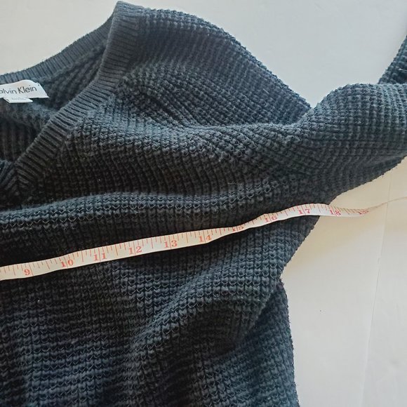 CALVIN KLEIN Waffle Knit Sweater - Picture 4 of 7